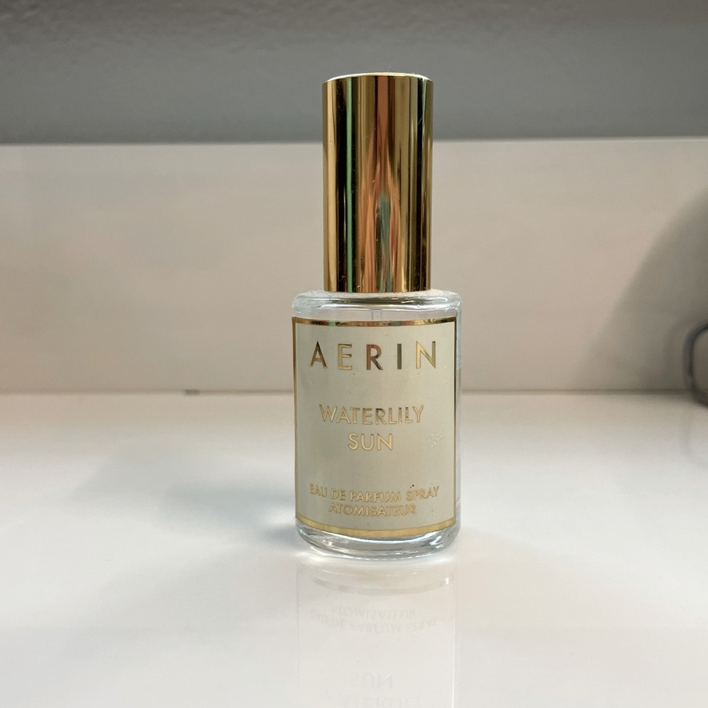 Aerin Waterlily Sun EDP spray atomizer 1oz 80% full